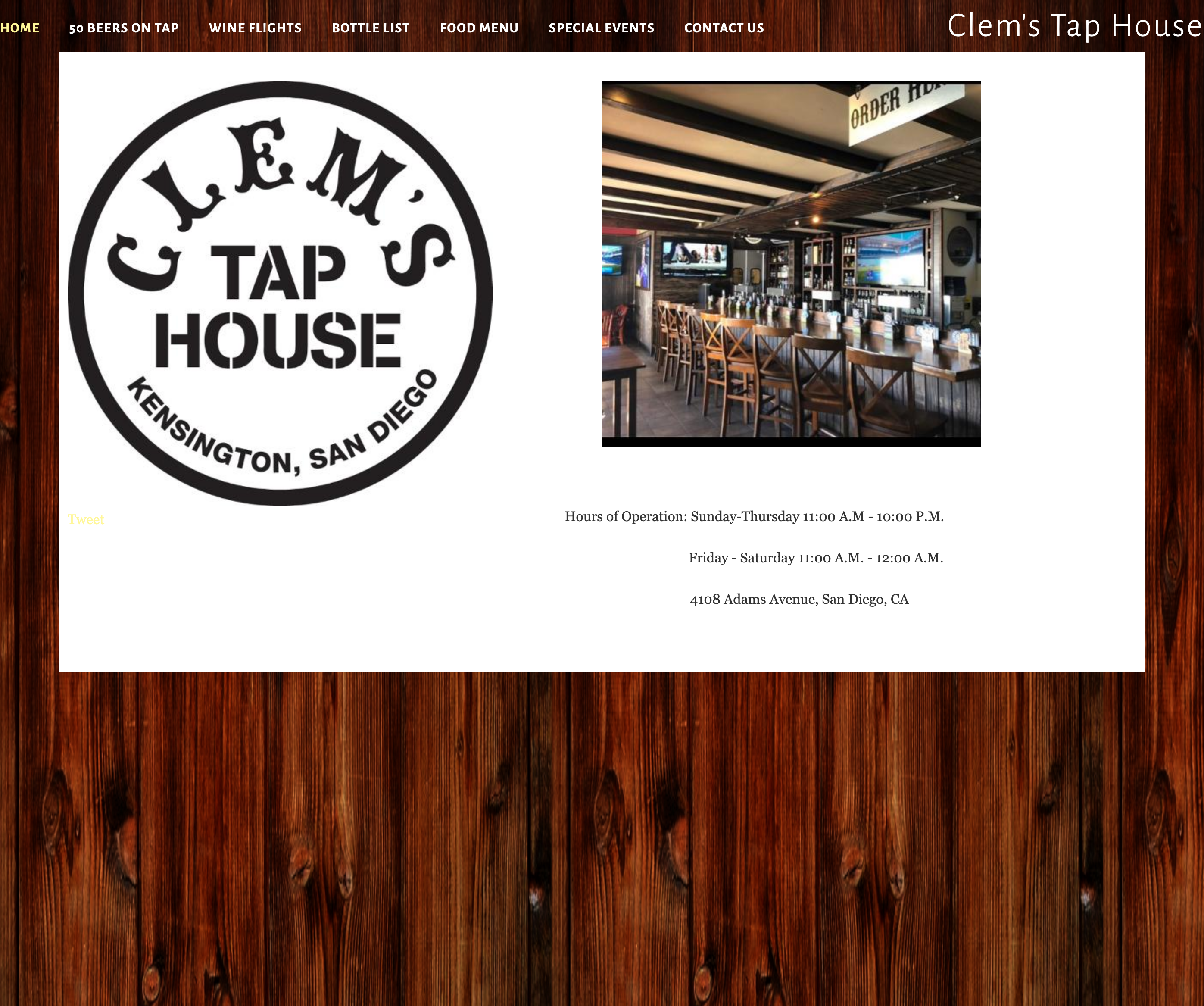 Clems Taphouse original site