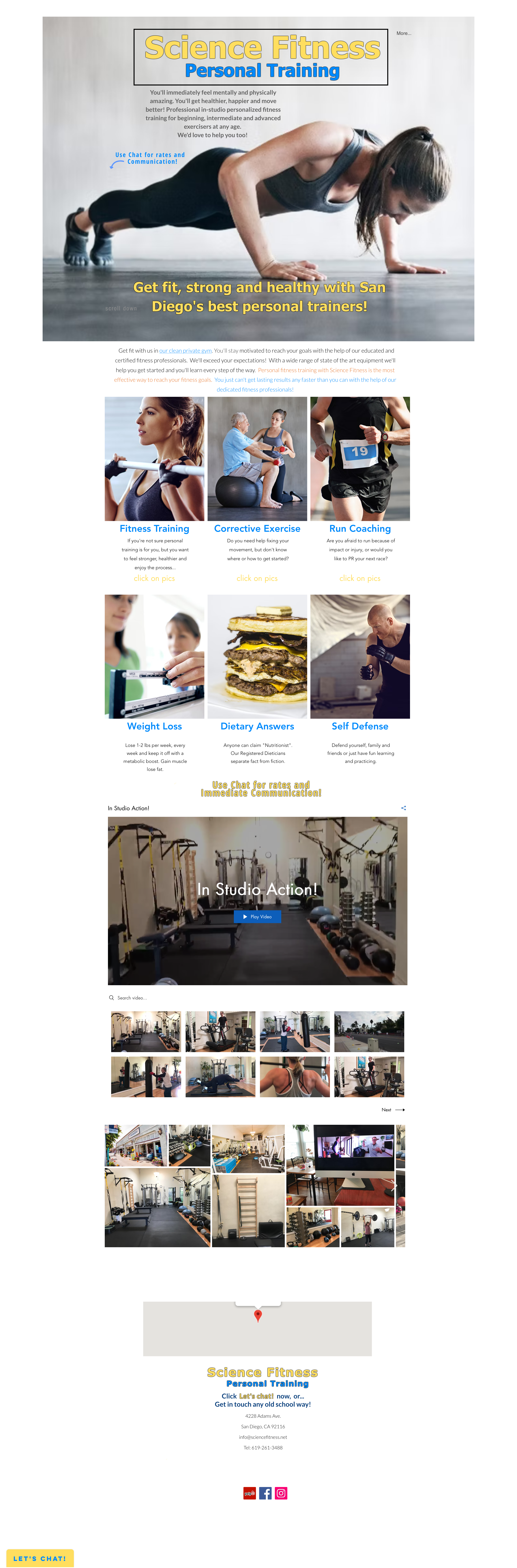 Science Fitness original site