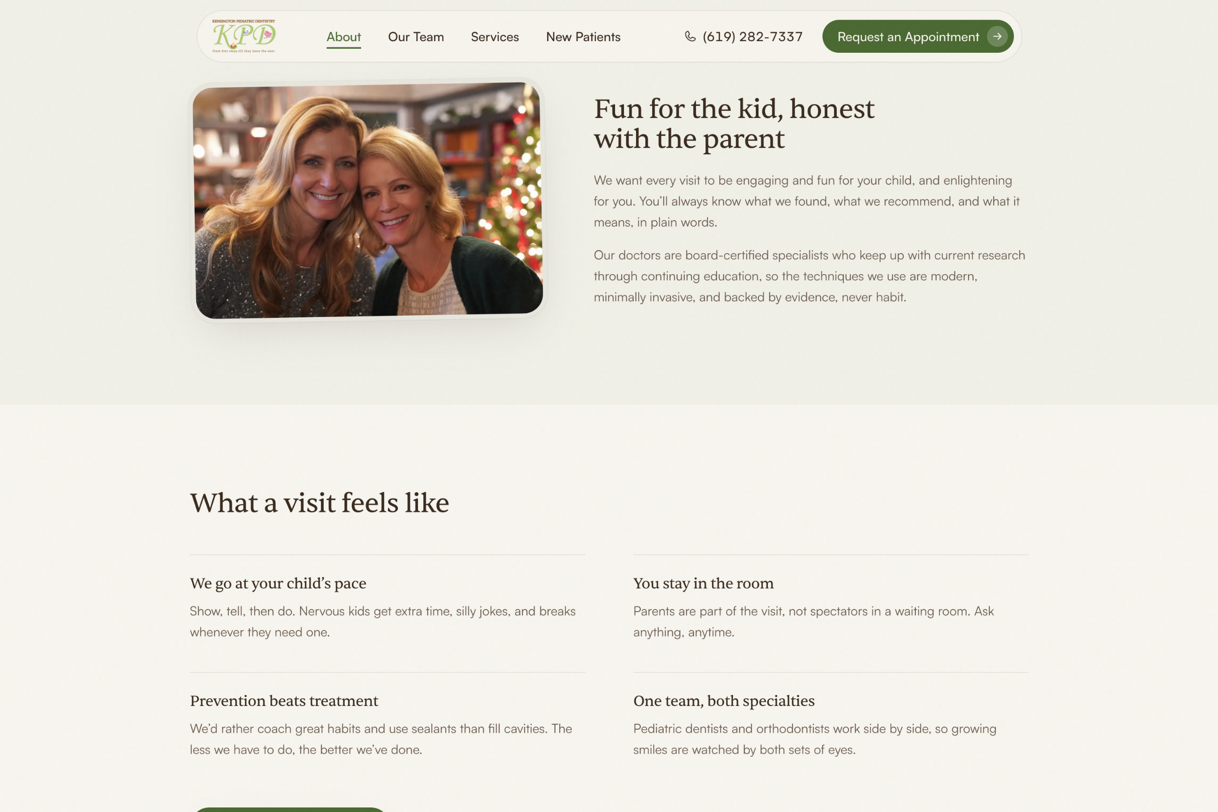 Kensington Pediatric Dentistry — hero